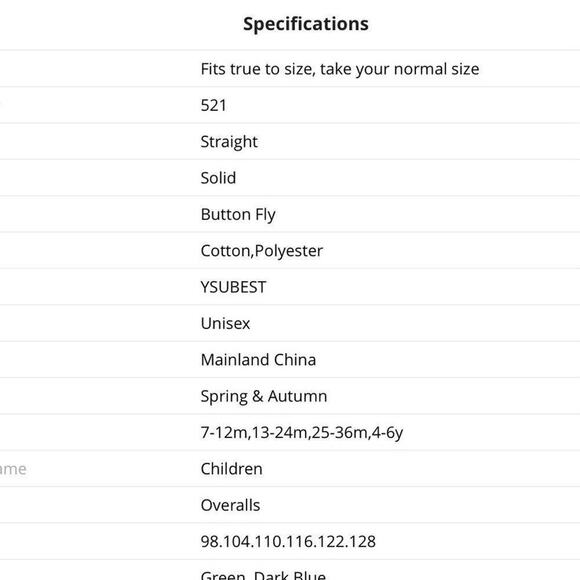 New 4 T Navy blue top quality rain pants overalls 110 cm - Picture 6 of 9